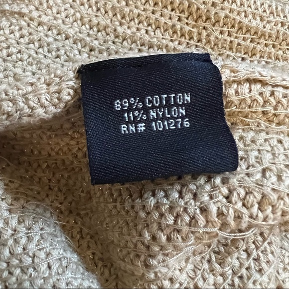 ECI New York Gold Cardigan.  Size S - Picture 8 of 8